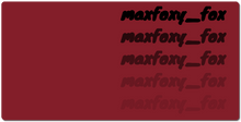 maxfoxy_fox XXL Gaming Mousepad