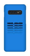 Nano_Dolven's Samsung Phone Cases Black Text