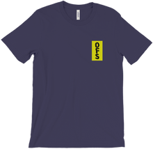 OFS yellow on left chest shirt