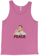 Q Vocality Peace Graphic Tank Top