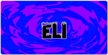 Eli Blue and Purple Swirl