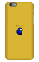 Blue is sus iPhone Phone Cases
