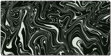 Black and White Distorted XXL Mousepad