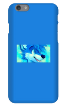 blue wolf iPhone Phone Cases