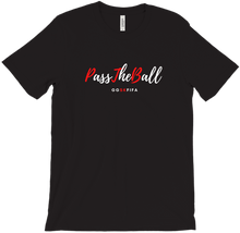 PassTheBall Represent Tee (White/Red Logo)