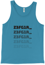 Z3FG1R_ Black Text Tank Top