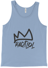 camiseta tirantes logo negro raqtlol