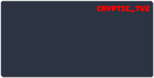 cryptic_tvz XXL Gaming Mousepad