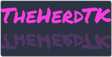 TheHerdTK Name XXL Gaming Mousepad
