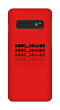 Nano_Dolven's Samsung Phone Cases Black Text