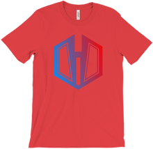 Blue-to-Red Logo T-Shirt