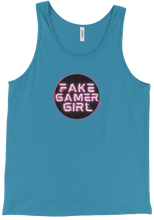 Fake Gamer Girl Tank Top (Pink/Black)