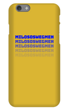 MILOSOSWEGMEN Iphone case (Blue)