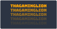 thagaminglion XXL Gaming Mousepad