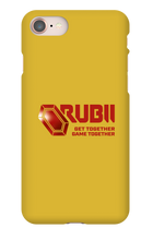 Rubii iPhone Phone Cases (red logo)