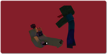 ItzJustPug attacked by zombie XXL Gaming Mousepad