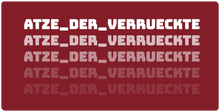 Atze_der_Verrueckte XXL Gaming Mousepad