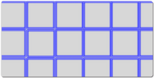 XXL Gaming Neon Blue Square Mousepad