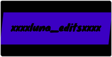 xxxxluna_editsxxxx XXL Gaming Mousepad