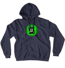 Skullfish Green Hoodies (No-Zip/Pullover)
