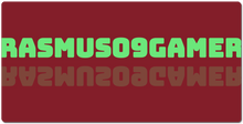 Rasmus09gamer XXL Gaming Mousepad