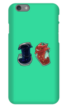 Red and Blue iPhone Phone Cases