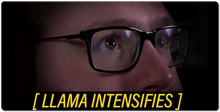 Llama Intensifies XXL Mousepad