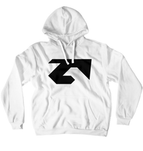 Inverted Black Pullover Hoodie