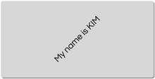 mynameiskim-"gamingislife" XXL Gaming Mousepad