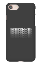 iPhone Case (White Text/Black Case)