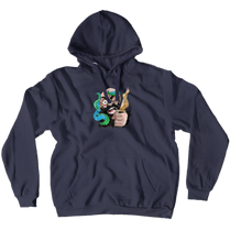 Stabby Dave Hoodies (No-Zip/Pullover)