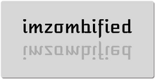 imzombified XXL Gaming Mousepad
