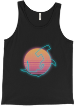 Neon Shark Logo Tank Top