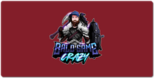 Bald Game Crazy XXL Gaming Mousepad