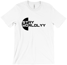 Stay worldlyy T-Shirts (Black Text)