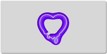 Centered Purple Heart XXL Gaming Mousepad