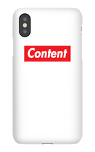 Pure content iPhone Phone Cases