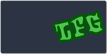 TFG Tekst XXL Gaming Mousepad