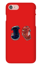Red and Blue iPhone Phone Cases