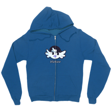 Axolotl Head Zip Up Hoodie