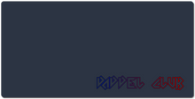Daddel Club XXL Gaming Mousepad (blau rot Logo)