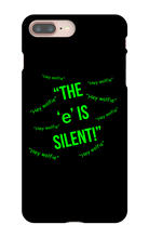 Silent "e" iPhone Phone Case