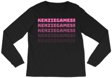 Kenziegames5 logo fade long sleeve