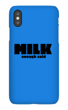Milk iPhone Phone Cases