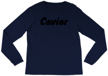 caviar long sleeve (black writing)