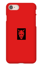 Black & White Oni Mask iPhone Case