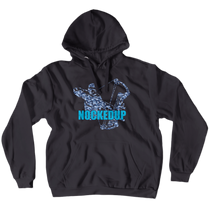 Nockedup Blue Logo Hoodies (No-Zip/Pullover)