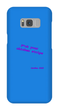 Chickenstrips purple text Samsung Phone Cases