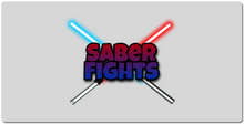 Saber Fights Lightsaber Cross Mousepad (Large)
