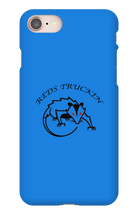 Reds Truckin Black Letters iPhone Cases
